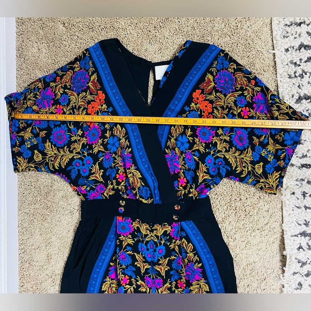 Anthropologie ETT:TWA Scarf Print Jumpsuit – Size 6 - Picture 16 of 16